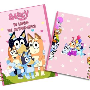 Libro De Actividades Bluey Rosa