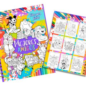 Mejores Amigos Colorear
