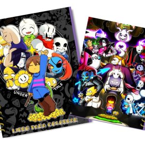 Under Tale Para Colorear 60 Hojas